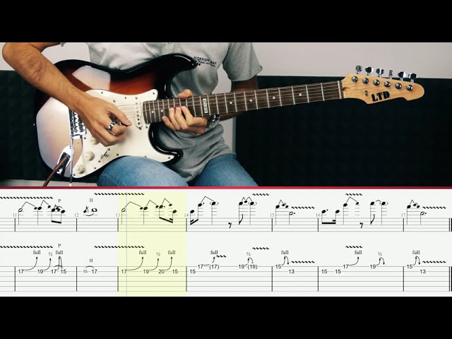 Pink Floyd - Dogs - 2nd Solo (Guitar Tutorial)