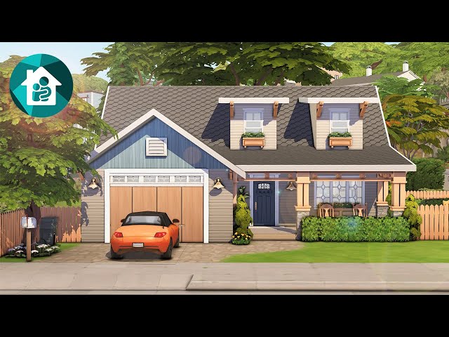 Budget Family Home || The Sims 4: Speed Build