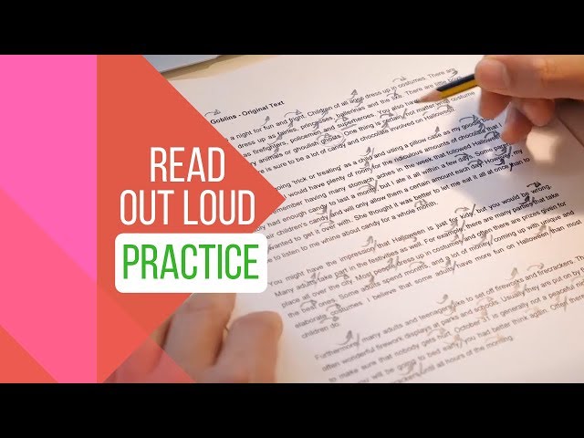 How to Sound Like a Native Speaker -  Read out loud at the right pace - 3/3