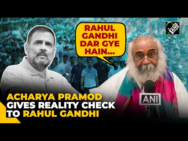 “Rahul Gandhi is afraid…” Acharya Pramod after Congress pits Non-Gandhi candidate from Amethi