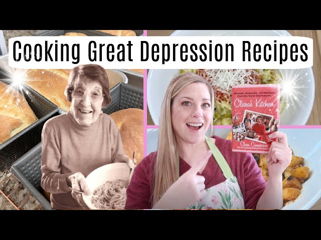 I Made Clara Kitchen's Great Depression Recipes/ Cook With Me/ Frugal Recipes