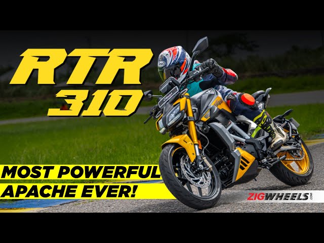 TVS Apache RTR 310 First Ride Review - Most Powerful Apache Ever | ZigWheels