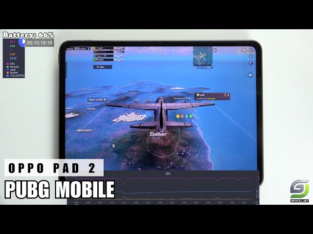 Oppo Pad 2 test game PUBG Mobile | Dimensity 9000