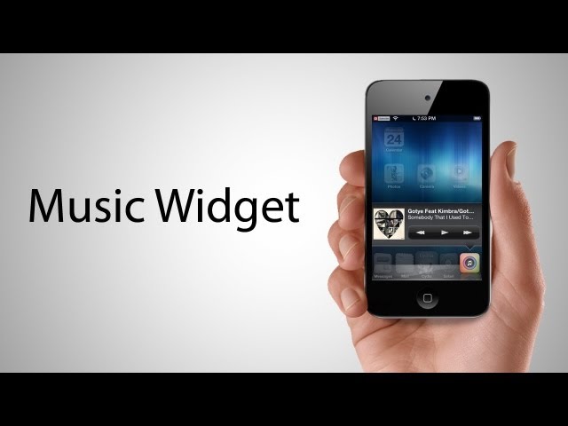 Music Widget - iOS 7 Concept Style Music Controls