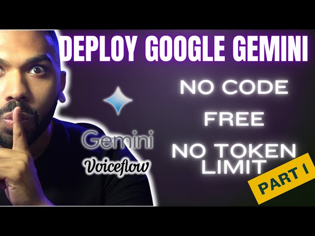 Unleash Google Gemini Pro with Voiceflow to Build Chatbots! 🚀  - PART 1