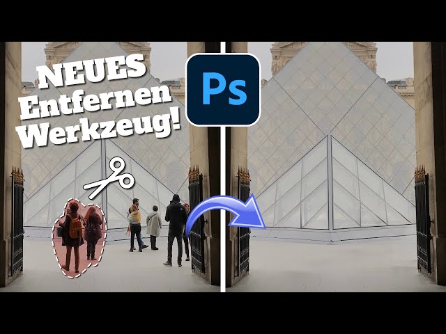 Das neue Entfernen - Werkzeug ist da! - mit KI unterstützung | Photoshop Tutorial Deutsch