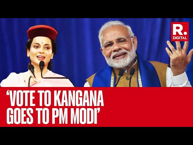 ‘Vote To Kangana Goes To PM Modi’, Kangana Addresses BJP Karyakartas In HP’s Sundernagar