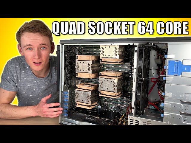 The Quad Socket 64 Core Opteron Monster – The Most Insane Desktop PC
