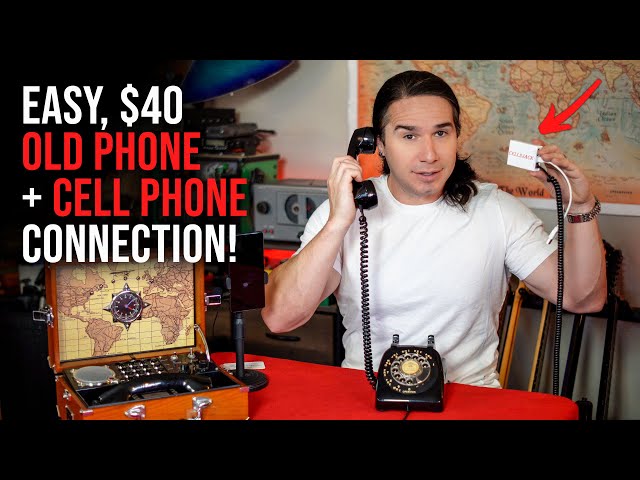 Connect Any Landline Phone To Your Cell Phone! (even old rotary phones!)