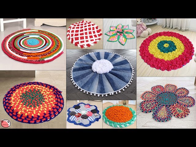Old Clothes Reuse !!! 9 Beautiful Doormat Making || Handmade Things