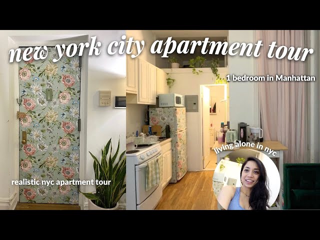 MY *REALISTIC* NYC APARTMENT TOUR // $2350 one bedroom in manhattan (apartment tour before i move)