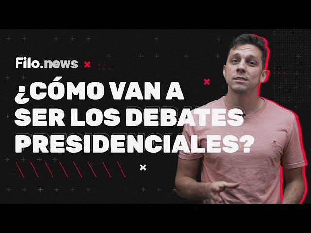 ¿Cómo va a ser el debate presidencial?  | Filo.Elecciones