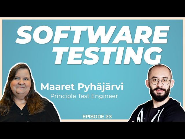 E23 - Software Testing is NOT what you’re familiar with!