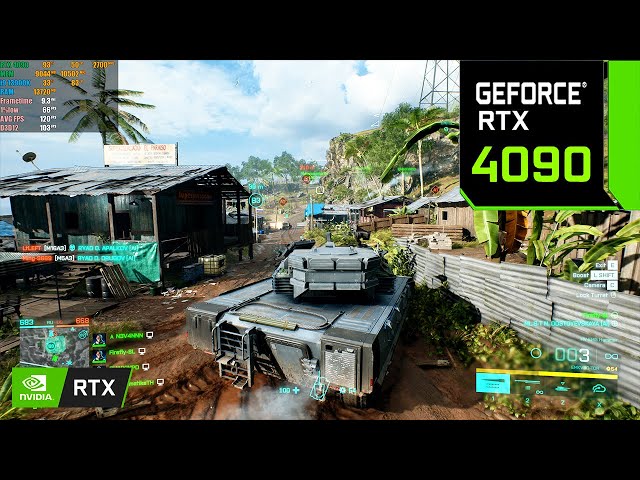 Battlefield 2042 : RTX 4090 24GB + i9 13900K ( 4K Ultra Graphics RTX ON / DLSS Quality )