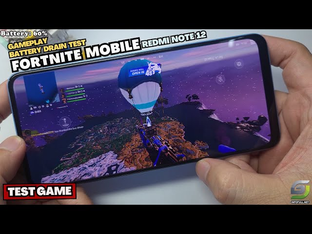 Xiaomi Redmi Note 12 Fortnite Gameplay