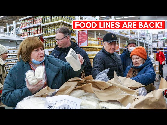 Food Lines Are Back To Russia!