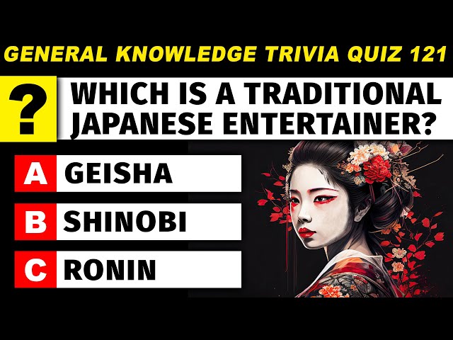 Test Your General Knowledge - Ultimate Trivia Quiz Part 121