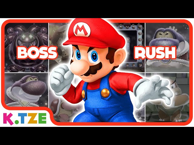 ALLE gegen Mario! 😱😤 Super Mario 3D World Boss Rush