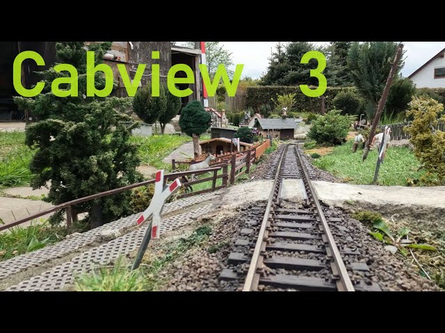 Sächsische Schmalspurbahn -Cabview 3 (Gegenrichtung)- Gartenbahn / Spur G / LGB