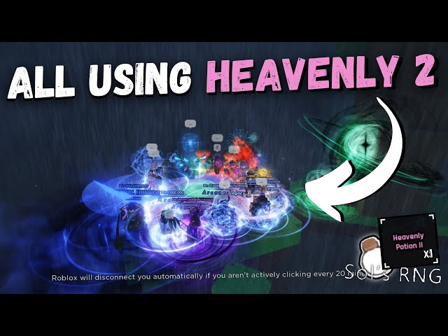 I Had An Entire Server Use Heavenly 2 Potion And This Is What They Got.. (TWICE) - Sol's RNG