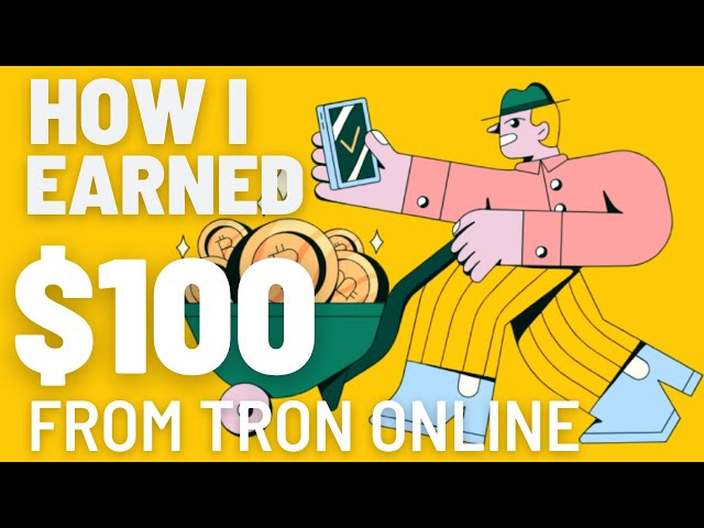 HOW I MADE $100 FROM TRON ONLINE | YOU TOO CAN DO THE SAME