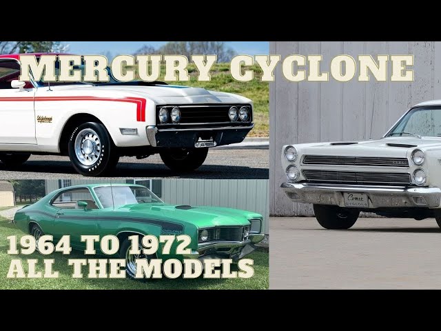 Mercury Cyclone 1964 to 1972 The History The Models & Features