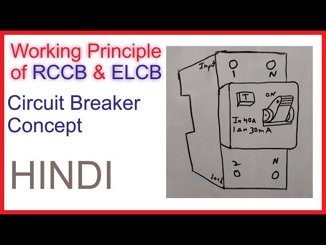 Working Principle of Rccb and  Elcb | Rccb Elcb difference | Interview Question