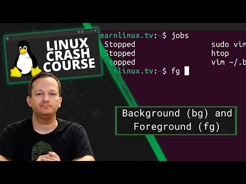 Linux Crash Course: Background (bg) and Foreground (fg)
