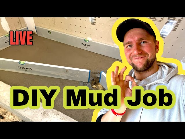 DIY Shower Mud Job. You can do it! Laticrete Membrane System