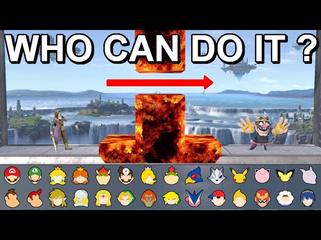 Who Can Make It? The Small Lava Hole - Super Smash Bros. Ultimate