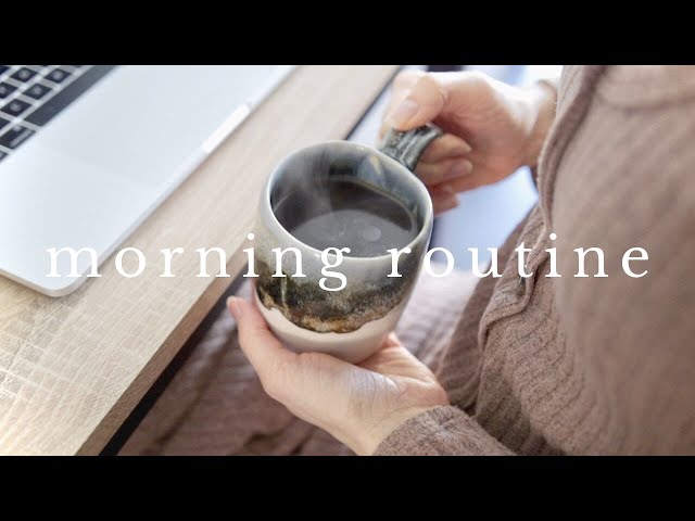 MORNING ROUTINE | working from home