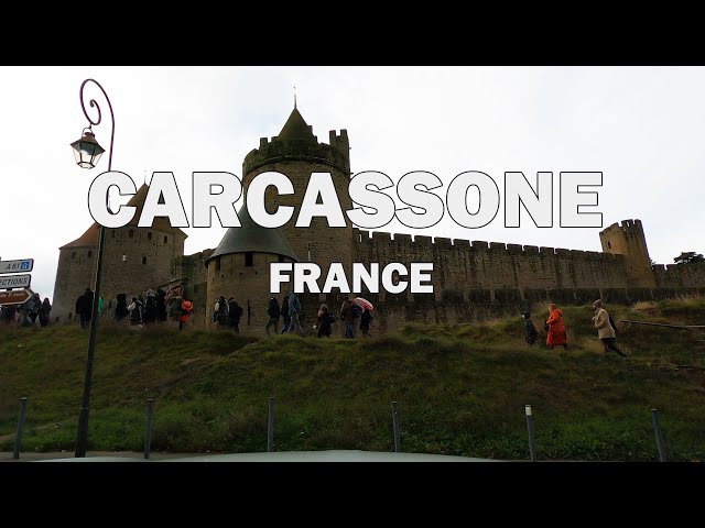 Carcassonne, France - Driving Tour 4K