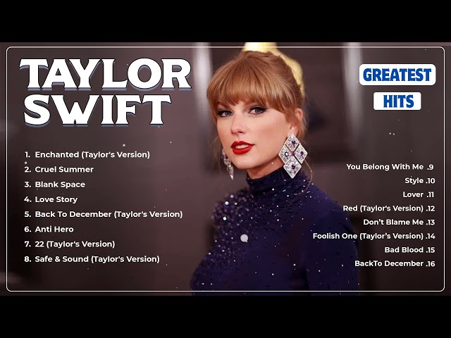 Taylor Twift eras tour albums ~ Taylor Swift Songs Playlist 2024