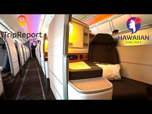 Hawaiian 787-9 Inaugural Flight First Class