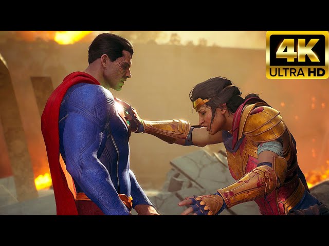 Superman Vs Wonder Woman Fight Scene - Suicide Squad Kill The Justice League (2024)