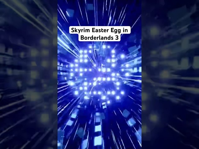 Skyrim Easter Egg In Borderlands 3