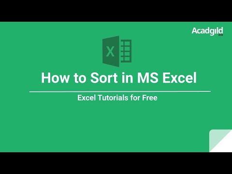 Sort & Filter Functions in Excel