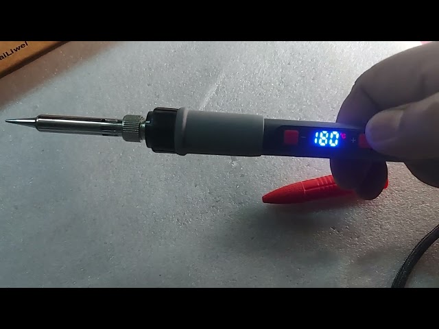 Soldering Iron 180 to 500°C in 15 seconds! with Digital Temperature Setting !