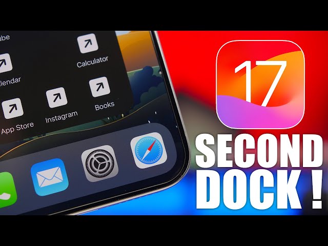 How To Add a Second DOCK to Your iPhone !