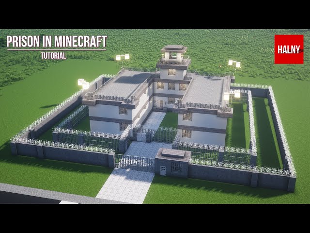 Prison in Minecraft - building tutorial
