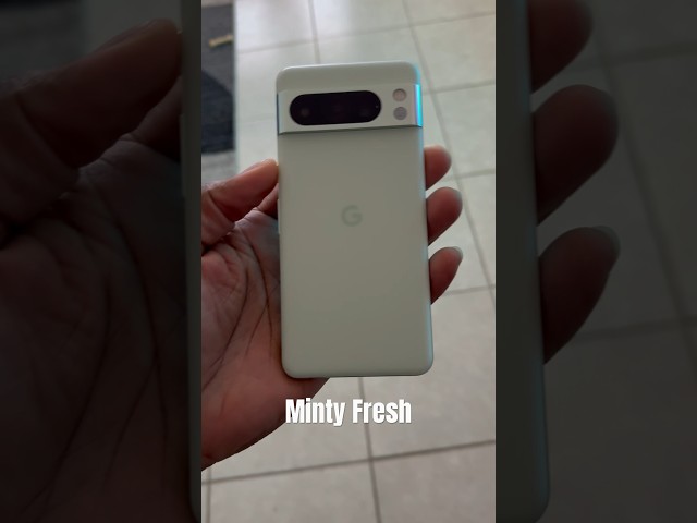 Google Pixel 8 Pro looking good in Minty Fresh!