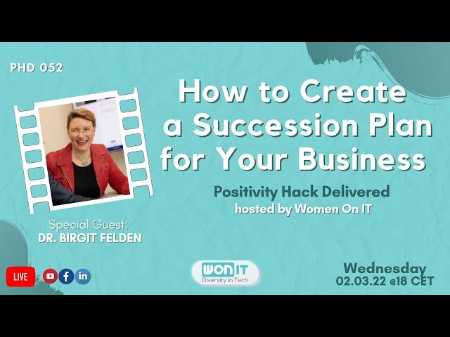 How to Create a Succession Plan for Your Business
