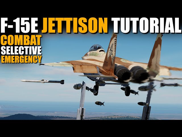 DCS F-15E Strike Eagle | Combat & Selective Jettison Tutorial!