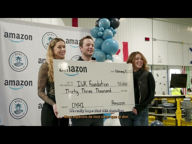 Amazon marks International Childhood Cancer Day with $33K donation to IWK Foundation