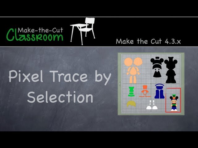 Pixel Trace Selection - Make the Cut Software