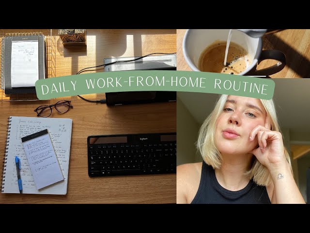 my typical 9-5 remote work routine :)