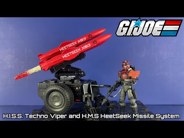 G.I. Joe Classified Cobra H.I.S.S. Techno Viper and H.M.S. HEETSEEK Missile System Review