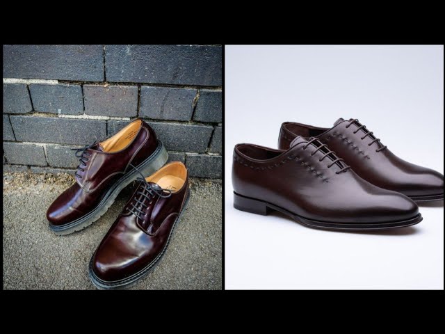 Shell cordovan shoes different types and different design.