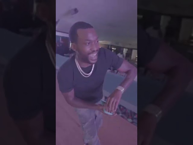 Meek Mill at the roller rink with Floyd Mayweather