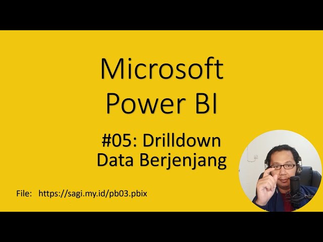 Power BI #05: Drilldown Data Berjenjang